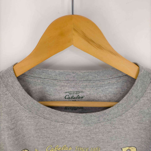 カベラス cabelas ニジマスプリントクルーネックTシャツ メンズ 2XL