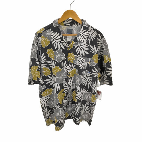 クイックシルバー Quiksilver 90~00S コットンオープンカラーアロハシャツ メンズ JPN:XL