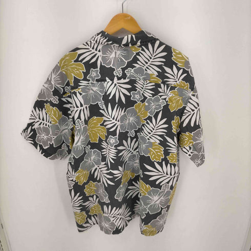 クイックシルバー Quiksilver 90~00S コットンオープンカラーアロハシャツ メンズ JPN:XL