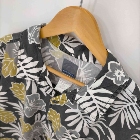 クイックシルバー Quiksilver 90~00S コットンオープンカラーアロハシャツ メンズ JPN:XL