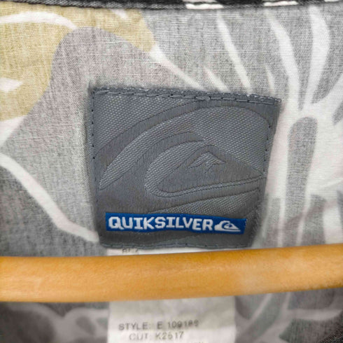 クイックシルバー Quiksilver 90~00S コットンオープンカラーアロハシャツ メンズ JPN:XL