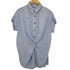 ザラ ZARA デザインストライプシャツ レディース import:M