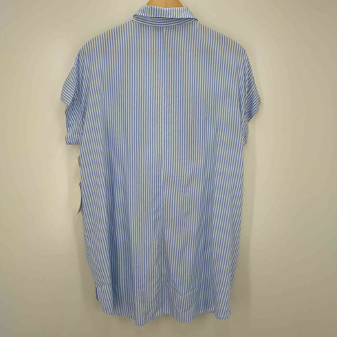 ザラ ZARA デザインストライプシャツ レディース import:M