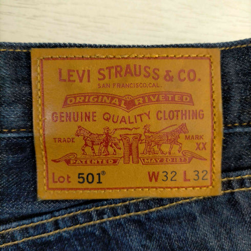 リーバイス Levis PREMIUM 00501-1484 レギュラーストレート/リンスカラー CONE MILLS 12.5oz メンズ 32inch