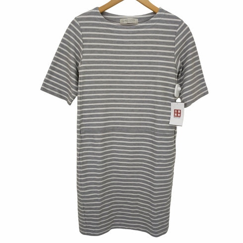 ビューティーアンドユースユナイテッドアローズ BEAUTY & YOUTH UNITED ARROWS ボーダー クルーネック ミディアム ワンピース レディース