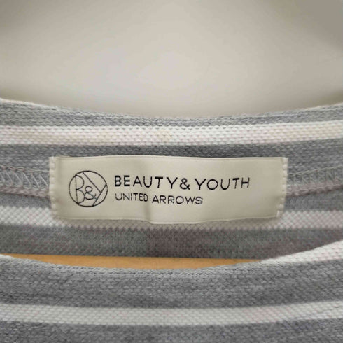 ビューティーアンドユースユナイテッドアローズ BEAUTY & YOUTH UNITED ARROWS ボーダー クルーネック ミディアム ワンピース レディース