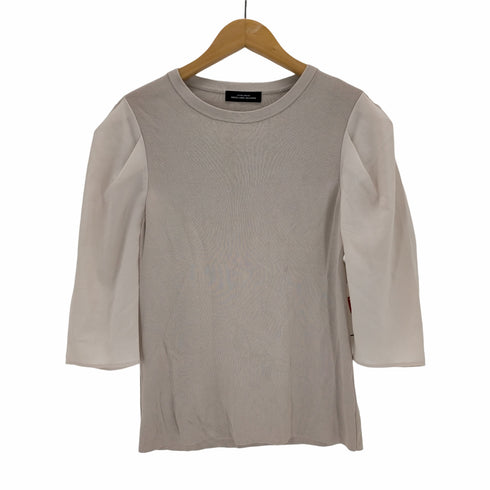 ユナイテッドアローズグリーンレーベルリラクシング UNITED ARROWS green label relaxing ソウバリ ソデ シフォン プルオーバー ニット レディース FREE