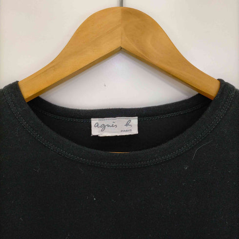 アニエスベー agnes b. ロゴ ロングスリーブTシャツ レディース