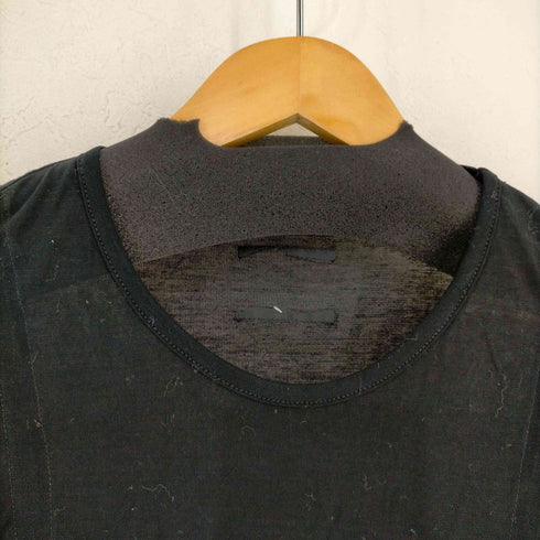 ビーヨウジヤマモト B yohji yamamoto フロントギャザー コットンS/Sカットソー レディース JPN:2