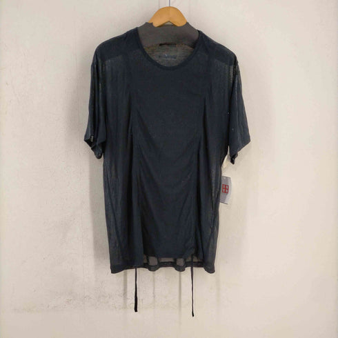 ビーヨウジヤマモト B yohji yamamoto フロントギャザー コットンS/Sカットソー レディース JPN:2