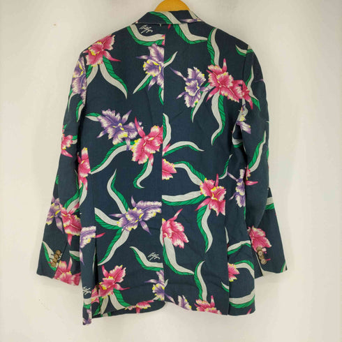 トミーヒルフィガー TOMMY HILFIGER 花柄レーヨン2Bテーラードジャケット メンズ EUR:46