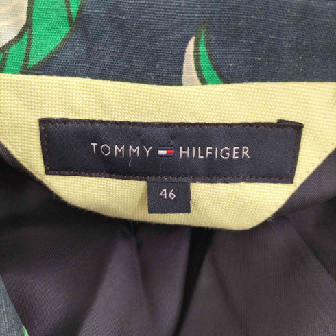 トミーヒルフィガー TOMMY HILFIGER 花柄レーヨン2Bテーラードジャケット メンズ EUR:46