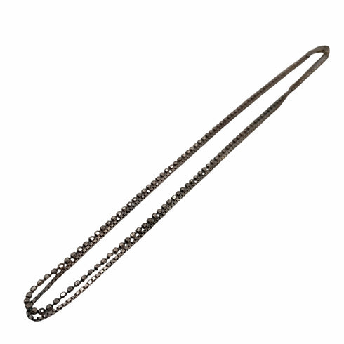 925 ITALY刻印 二連ネックレス レディース ONE SIZE