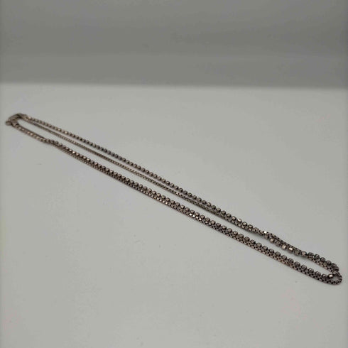 925 ITALY刻印 二連ネックレス レディース ONE SIZE