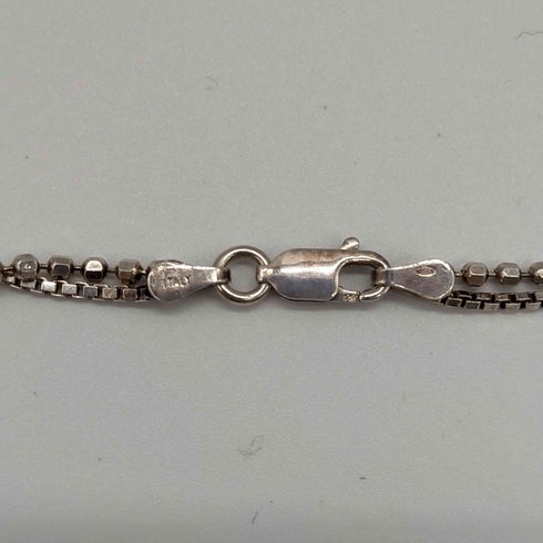 925 ITALY刻印 二連ネックレス レディース ONE SIZE
