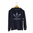アディダス adidas TREFOIL HOODIE トレフォイルプリント 総柄ロゴ メンズ JPN:M