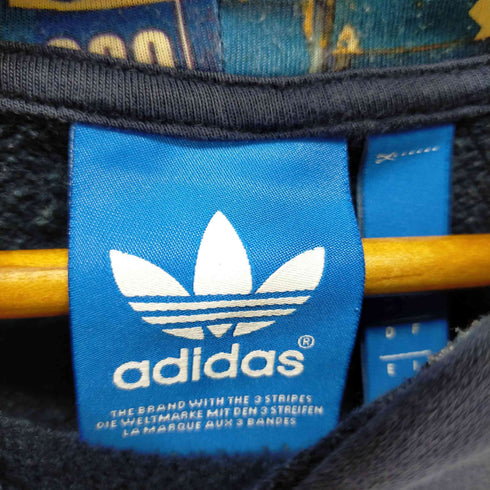 アディダス adidas TREFOIL HOODIE トレフォイルプリント 総柄ロゴ メンズ JPN:M