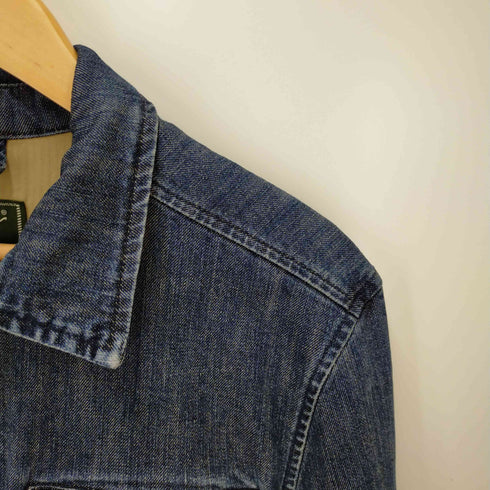 エディーバウアー Eddie Bauer 90S ジップアップデニムジャケット メンズ JPN:S