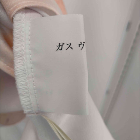 ガスヴァンサントミタイニアオイ ガスヴァンサントみたいに蒼い 21SS タイダイ加工ティアード 切替シアーブラウス レディース FREE