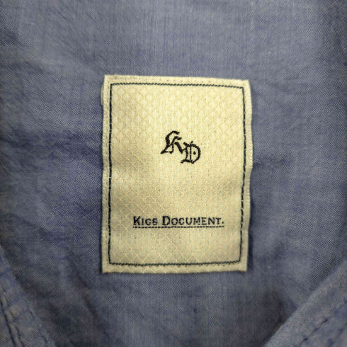 キクスドキュメント KICS DOCUMENT. CTTN TYPEWRITER HUGE SHIRT / 綿タイプライターヒュージシャツ メンズ 5