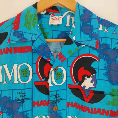 ゴーベアフット GO BareFoot USA製 PRIMO プリモ コットンアロハシャツ メンズ import:S