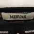 フルギ MIRVAS パールボタン パフスリーブアクリルニットトップス レディース