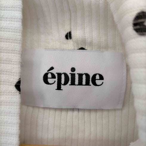 エピヌ epine label Heart high neck white レディース FREE
