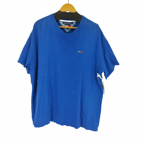 トミージーンズ tommy jeans 90S ロゴ刺繍 クルーネックS/STシャツ メンズ JPN:XL
