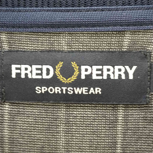 フレッドペリー FRED PERRY ピンストライプ ロゴ ブルゾン メンズ import:M