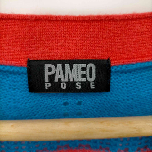パメオポーズ Pameo Pose ニットフリル袖カーディガン レディース FREE