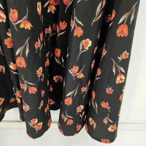 リリーブラウン Lily Brown カッティング花柄ワンピース レディース ONE SIZE