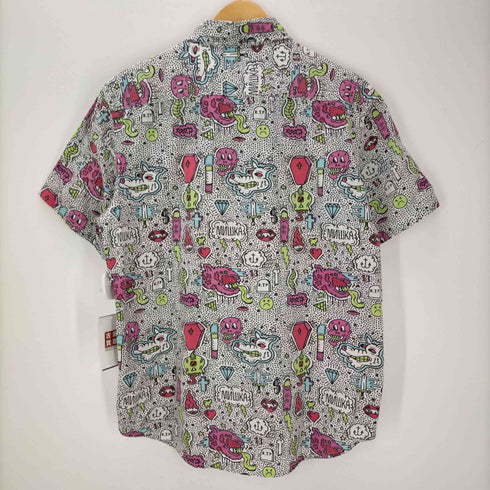 ミシカ MISHKA 総柄 半袖シャツ メンズ import:M