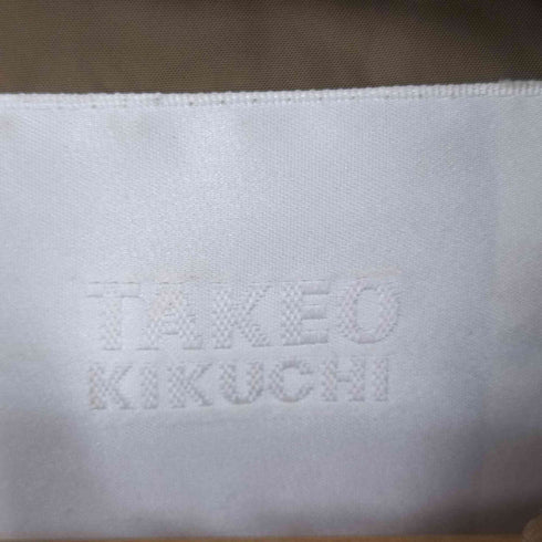タケオキクチ TAKEO KIKUCHI レザー切替 ダウンベスト メンズ
