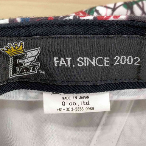 エフエーティー FAT 総柄 キャップ メンズ