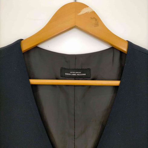 グリーンレーベルリラクシング GREEN LABEL RELAXING FM ムジ ラップ ジャンパースカート レディース ONE SIZE