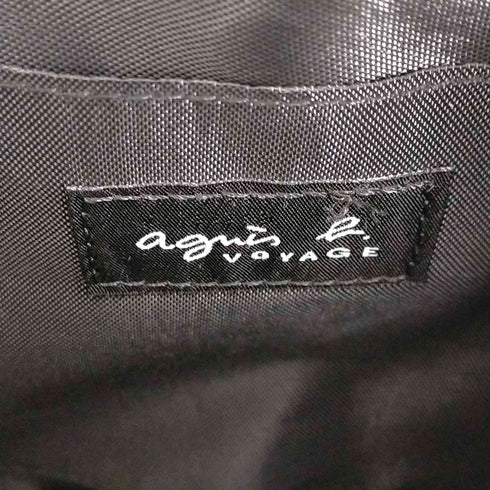 アニエスベーボヤージュ agnes b. VOYAGE レザー切替 ナイロン ショルダーバッグ レディース 1
