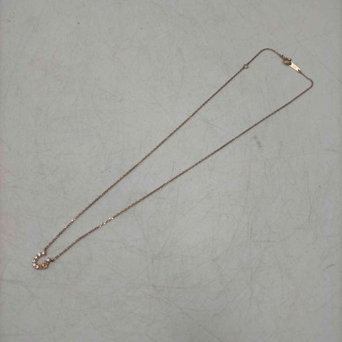 ヨンドシー 4℃ SILVER ホースシュー ミニハート ネックレス レディース