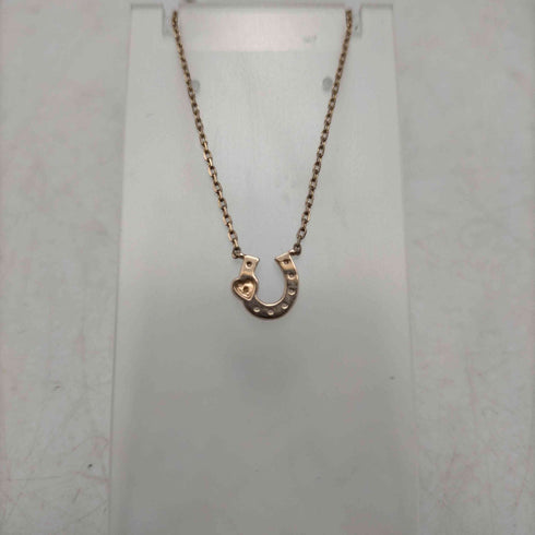 ヨンドシー 4℃ SILVER ホースシュー ミニハート ネックレス レディース