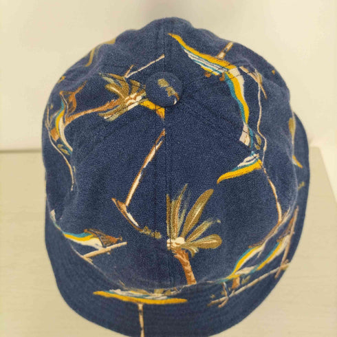 サブサエティ Subciety 総柄 ロゴ刺繍 バケットハット メンズ