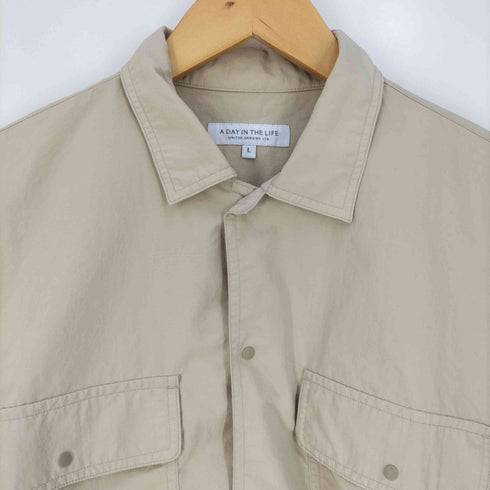 アデイインザライフユナイテッドアローズ A day in the life UNITED ARROWS ワッシャーCPOシャツ メンズ JPN:L