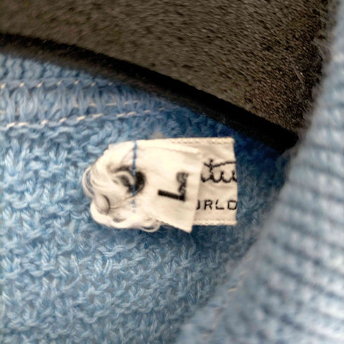 70S アクリルニットポロシャツ メンズ import:L