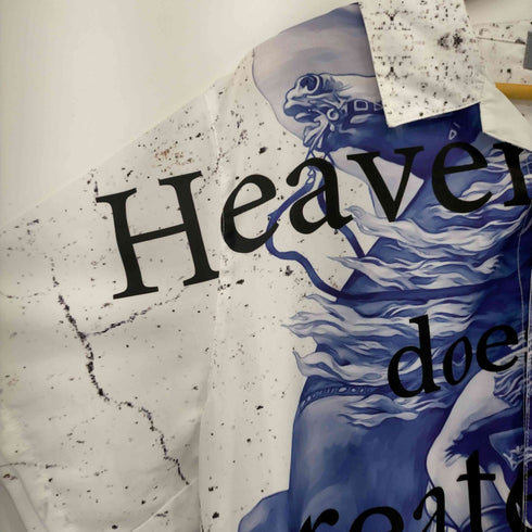 フメイ WANNA 半袖シャツ POTTERY SHIRTS WHITE メンズ JPN:L