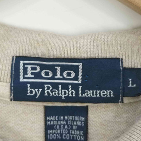 ポロバイラルフローレン Polo by RALPH LAUREN ポニー刺繍 鹿の子ポロシャツ メンズ import:L