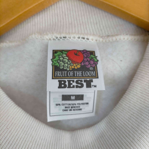 フルーツオブザルーム FRUIT OF THE LOOM 00S 2枚タグ BEST ブランクスウェット メンズ import:M