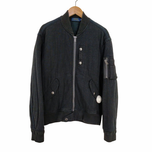 ポロラルフローレン POLO RALPH LAUREN キルティング スウェット MA-1 メンズ import:M