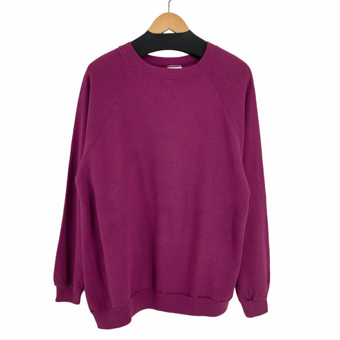 ヘインズ Hanes HER WAY USA製 ラグランスウェット メンズ import:XL