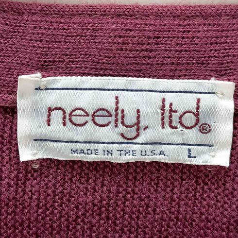 neely.ltd usa製 アクリルカーディガン メンズ JPN:L