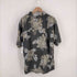 ISLAND SHARES シルク 開襟 アロハシャツ メンズ import:M