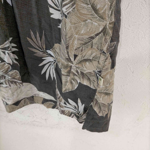 ISLAND SHARES シルク 開襟 アロハシャツ メンズ import:M