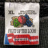 フルーツオブザルーム FRUIT OF THE LOOM 90S USA製 SYMPHONY ON ICE プリント スウェット メンズ import:XL
